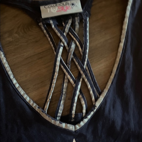 Stylish Navy Star Tank Top - Picture 6 of 8